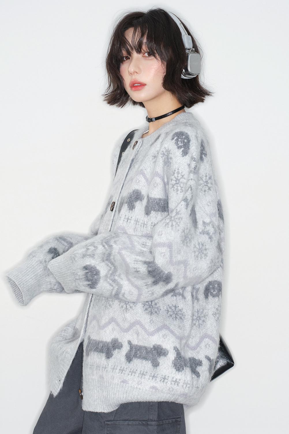 Fair Isle Jacquard Cardigan