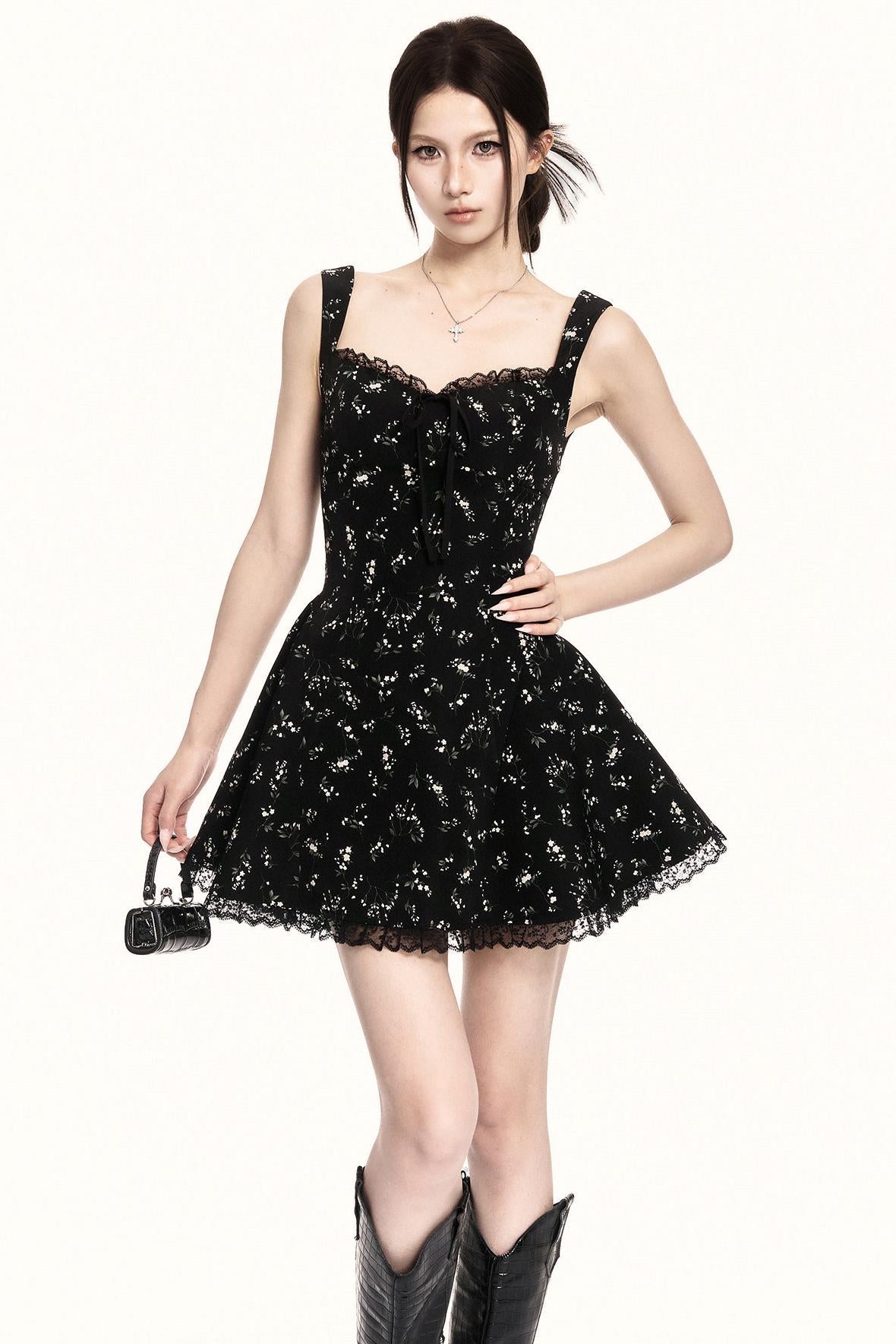 Dark Strap Dress