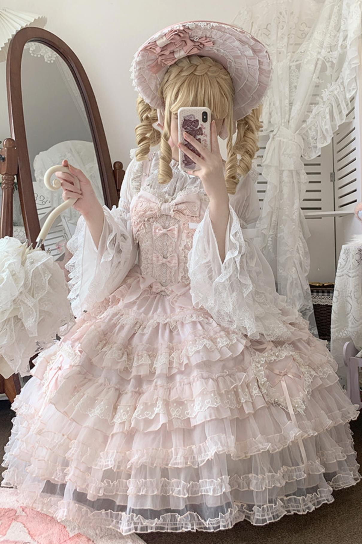 [pre-order] Dreamy Doll Wedding Dress + Headdress