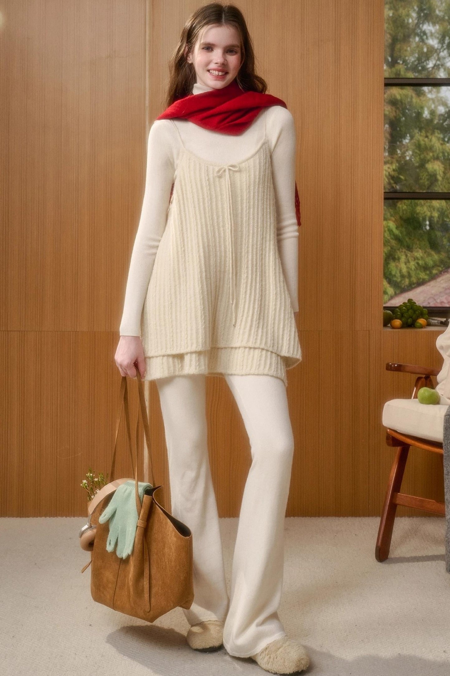 Retro Sweet Top + Slim Pants