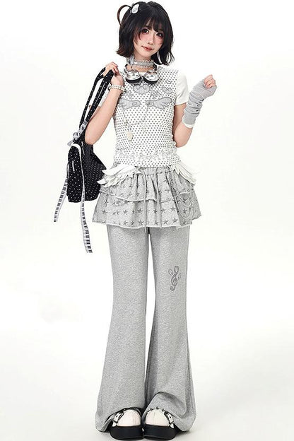 Polka Dot Angel Slim Top