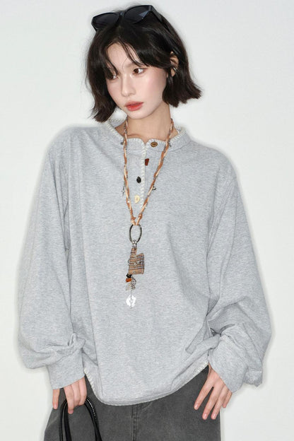 Loose Long Sleeve Top