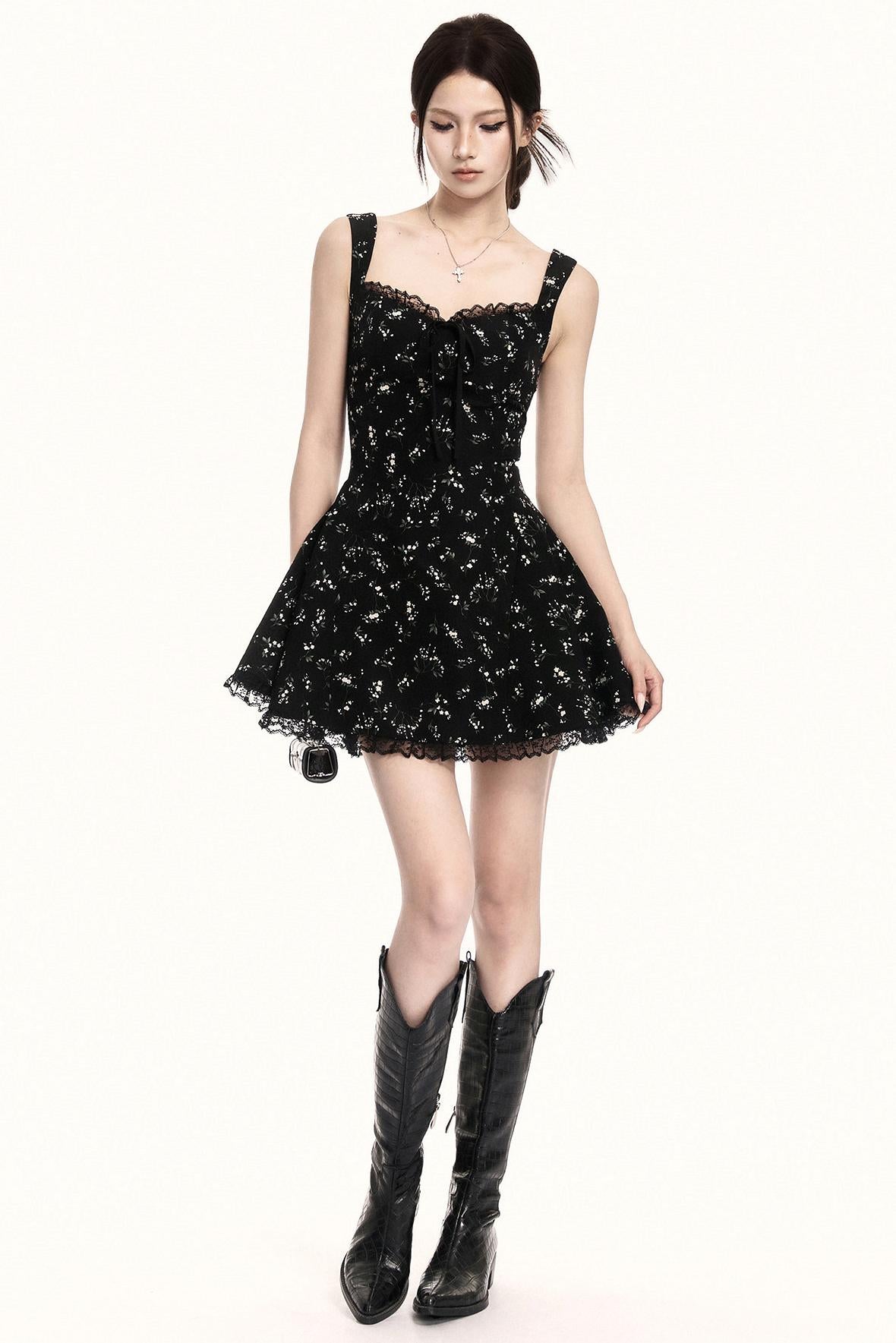 Dark Strap Dress