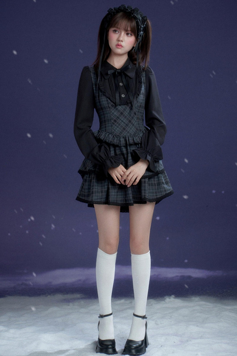 Sweet Spicy Plaid Dress
