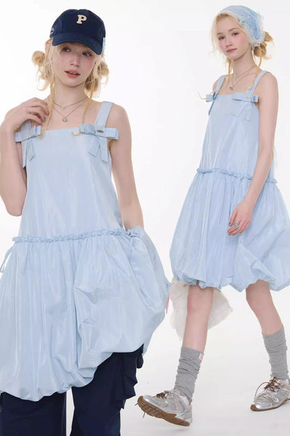 Ribbon Balloon Camisole Dress