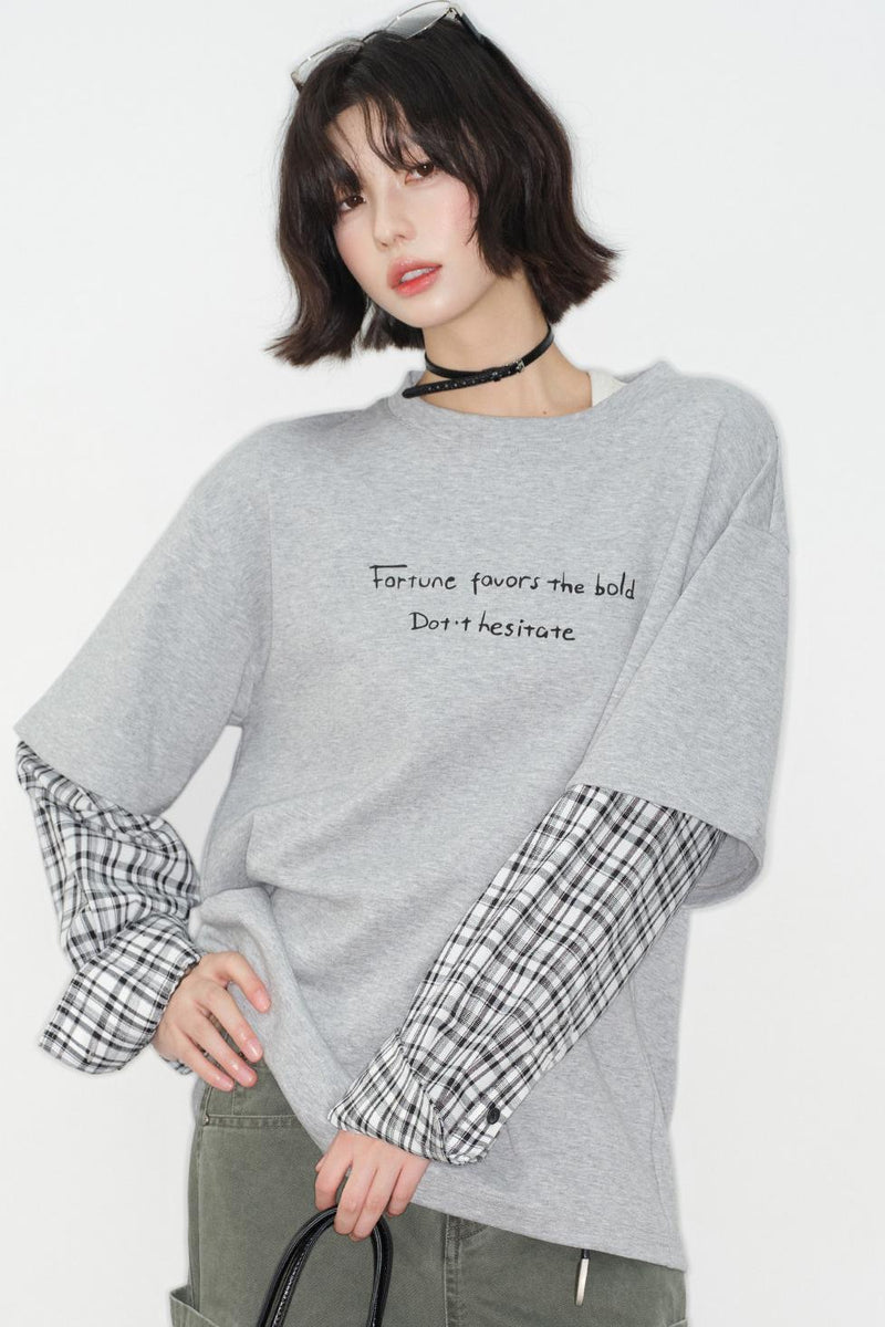 Gravity Patchwork Top