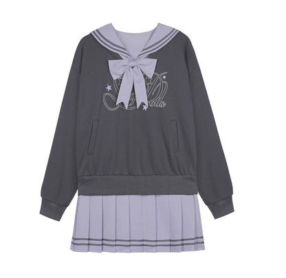 Sweet Lavender Purple Sailor Dress