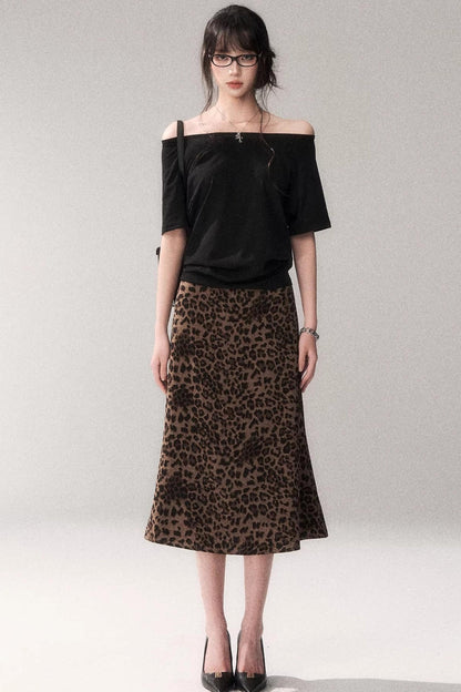 Off-shoulder Summer T-shirt