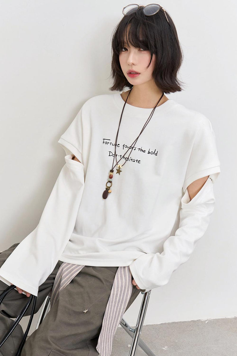 Detachable Sleeve Top