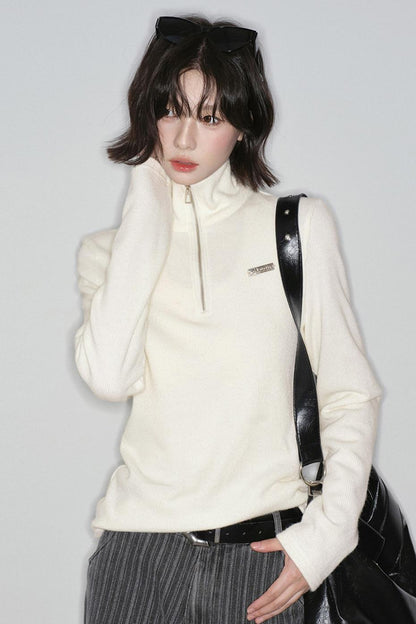 Basic Half-zip Sweater