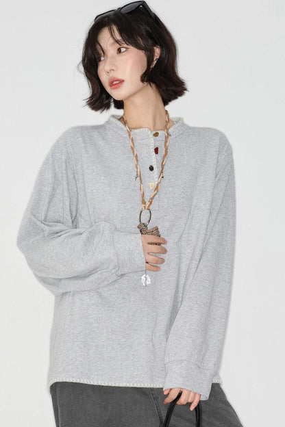 Loose Long Sleeve Top