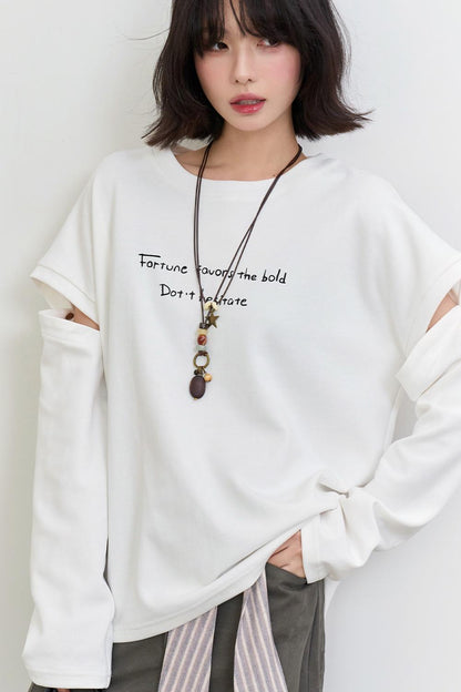 Detachable Sleeve Top