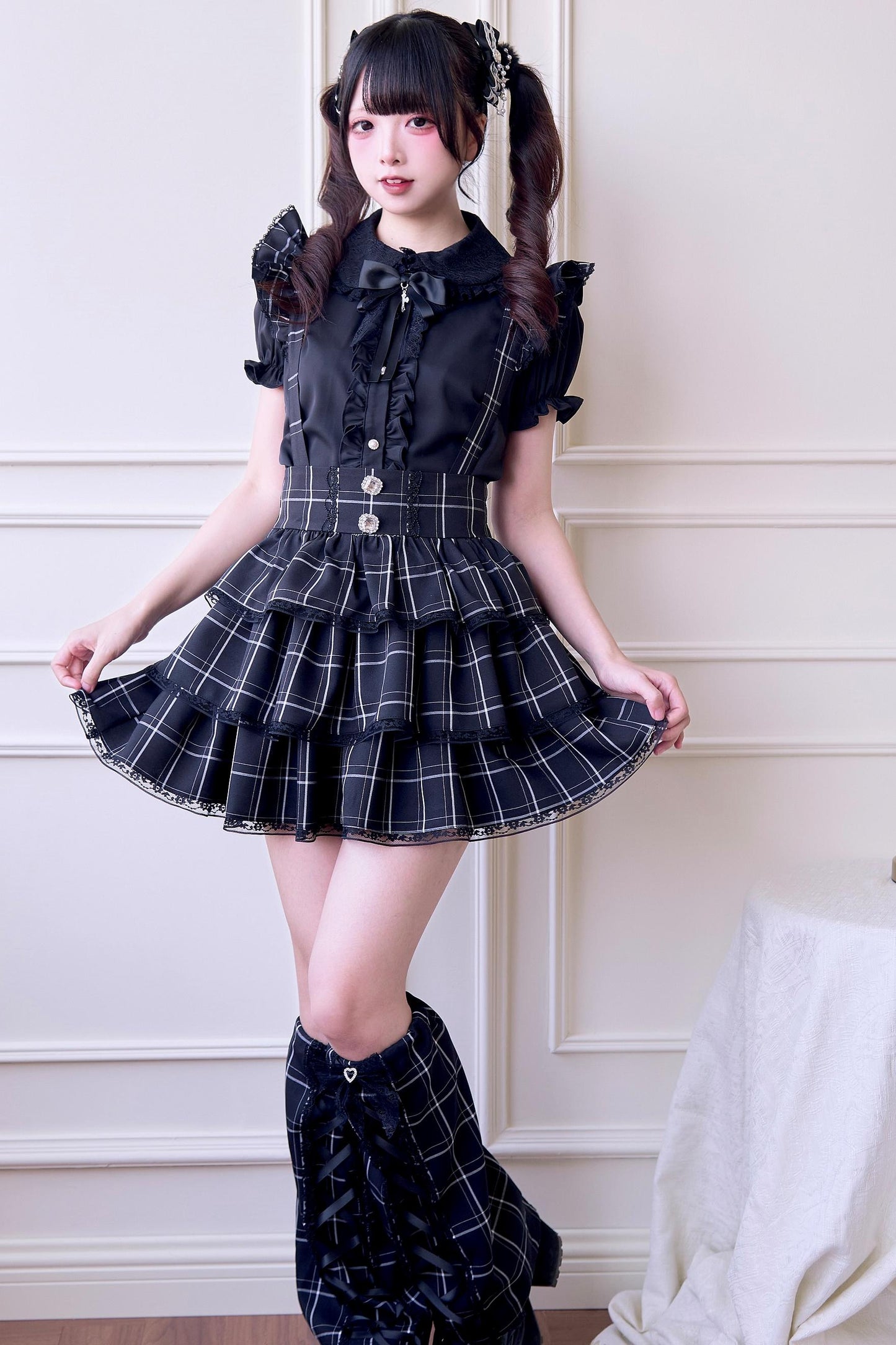 Subculture Jirai Bib Skirt Set