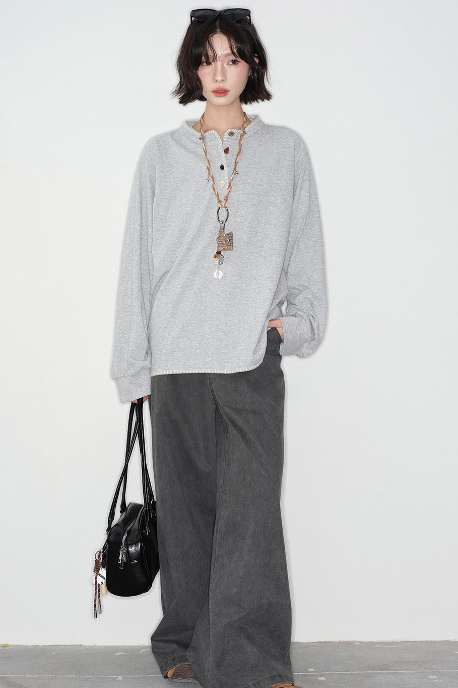 Loose Long Sleeve Top