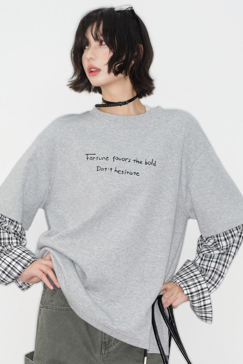 Gravity Patchwork Top