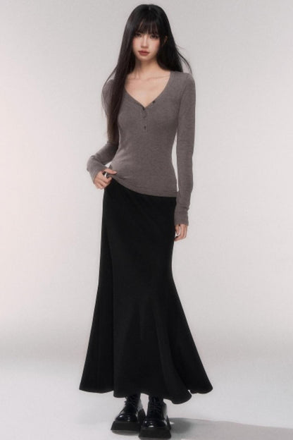 V-neck Tight Style Top