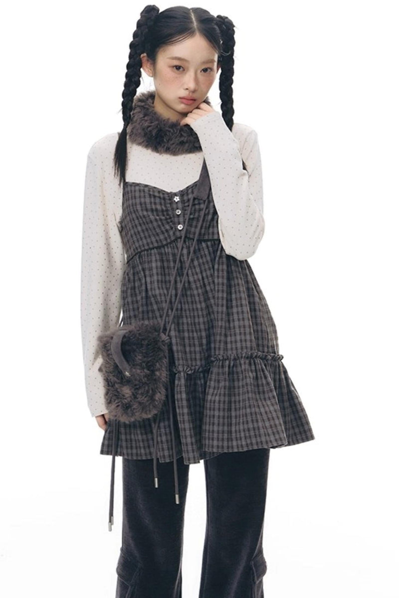 Fur Mini Crossbody Shoulder Bag