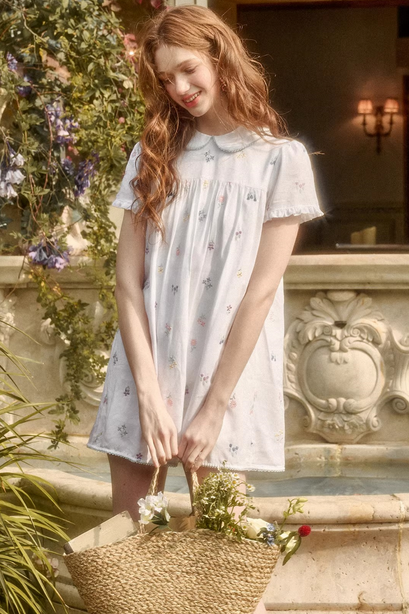 Retro Dress + Top + Pants + Curtain + Scarf