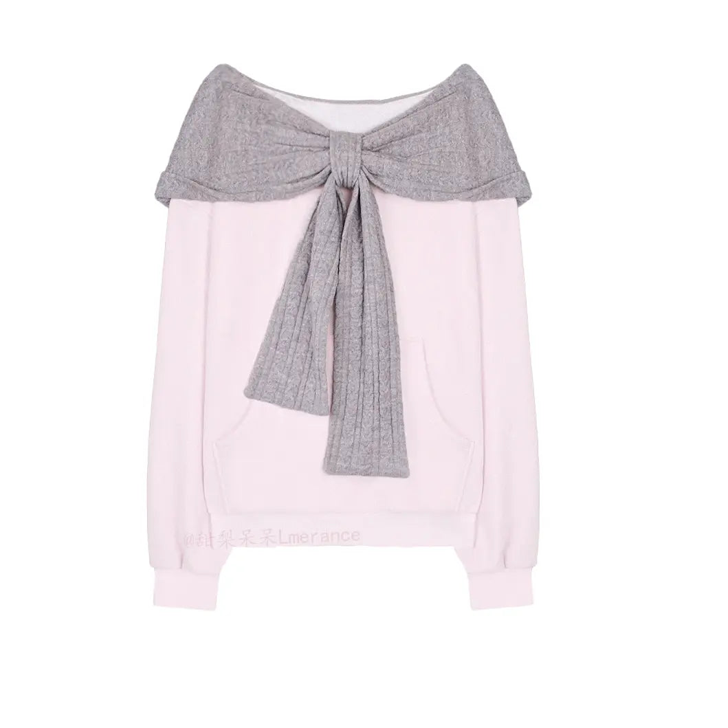 Color Block Hooded Fleece Jacket Set