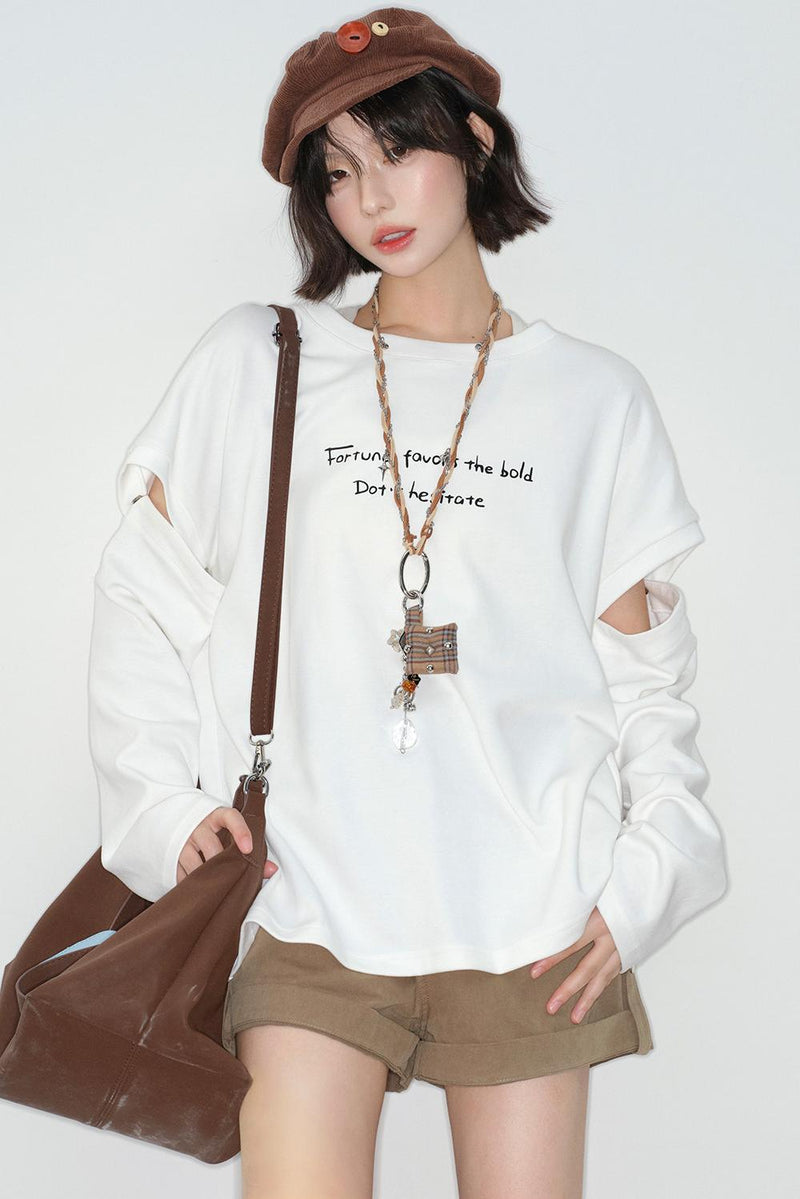Detachable Sleeve Top
