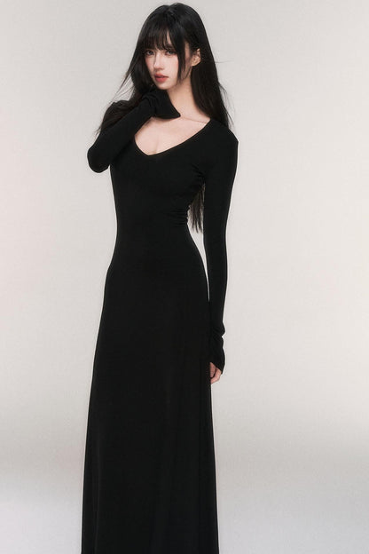 Desire Knit V-neck Dress