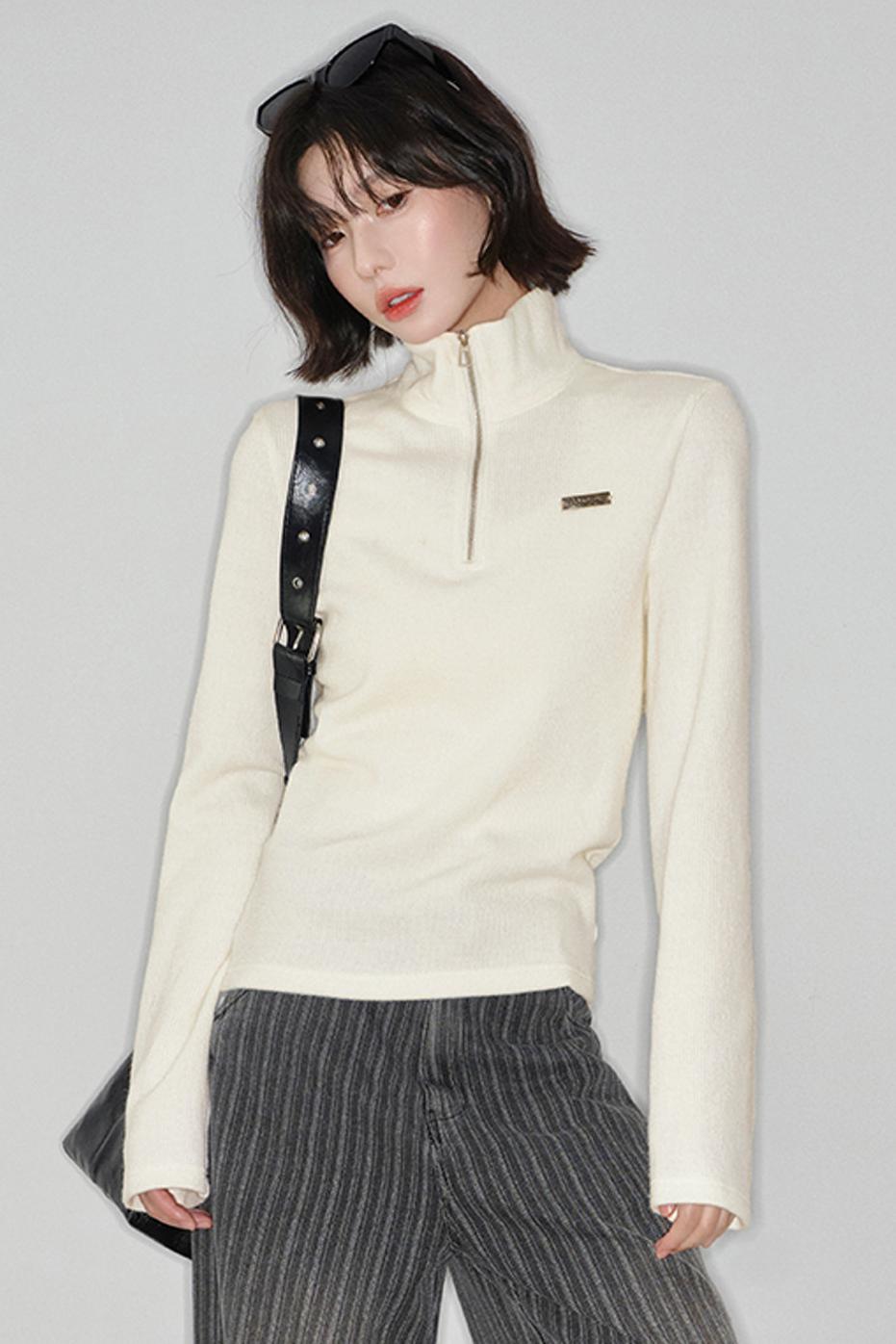 Basic Half-zip Sweater