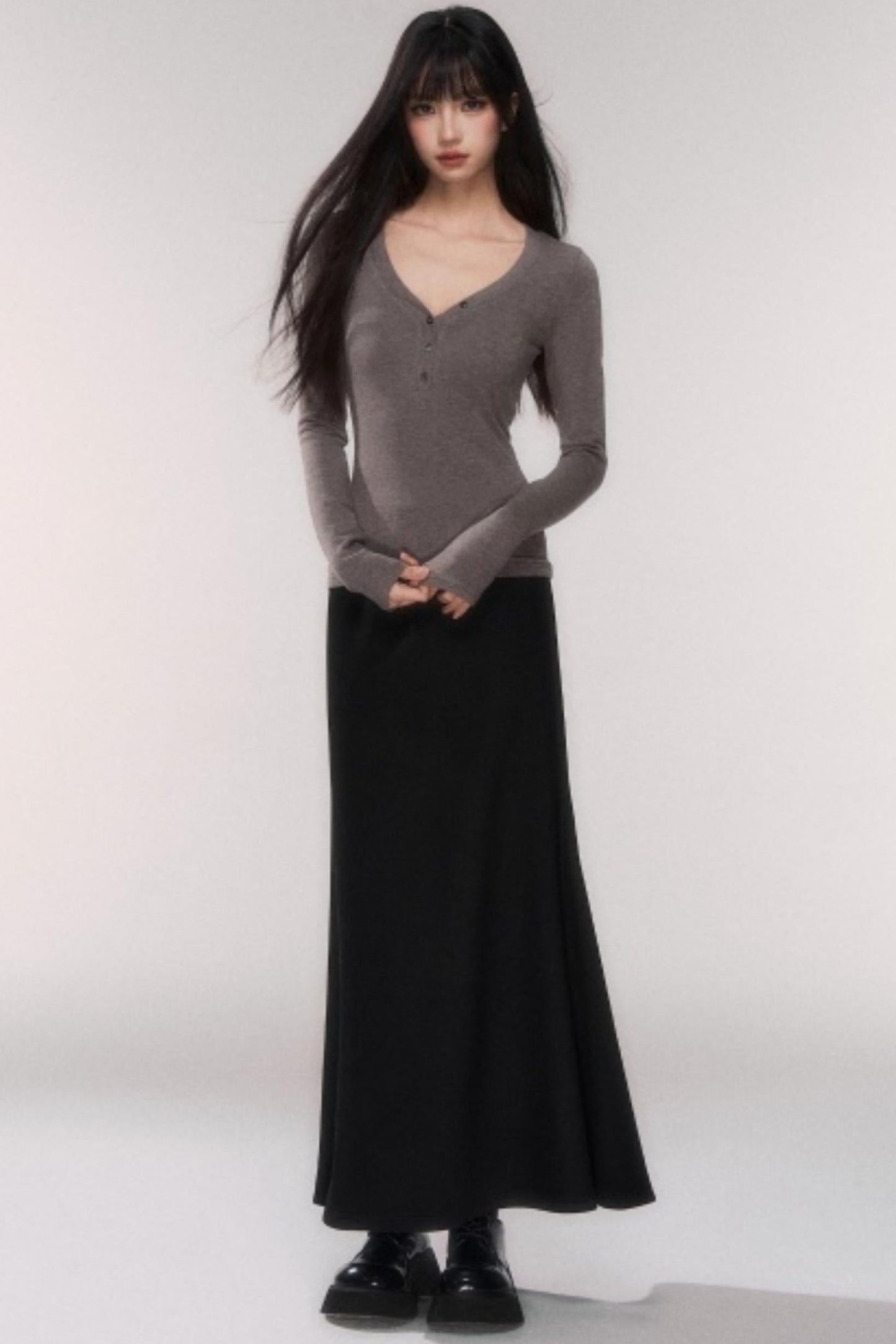 V-neck Tight Style Top