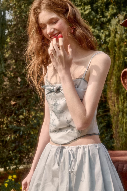 Baby Blue Top + Skirt