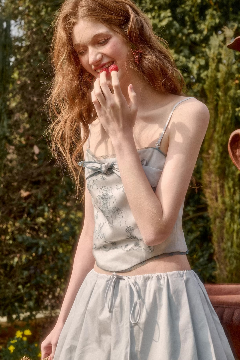 Baby Blue Top + Skirt