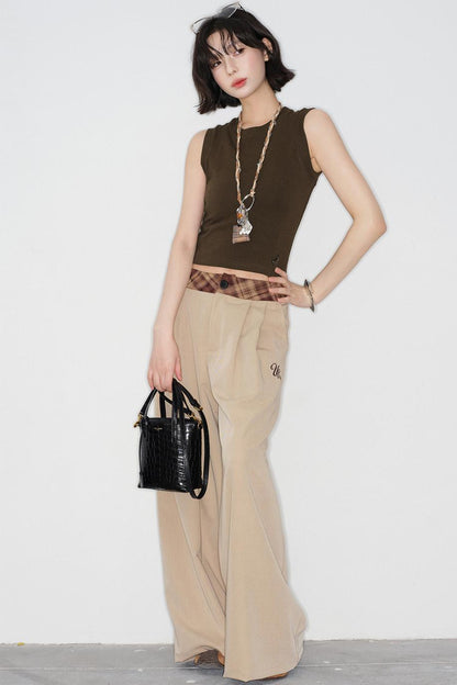 Slim Fit Sleeveless Top