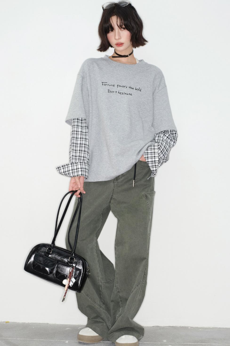 Gravity Patchwork Top