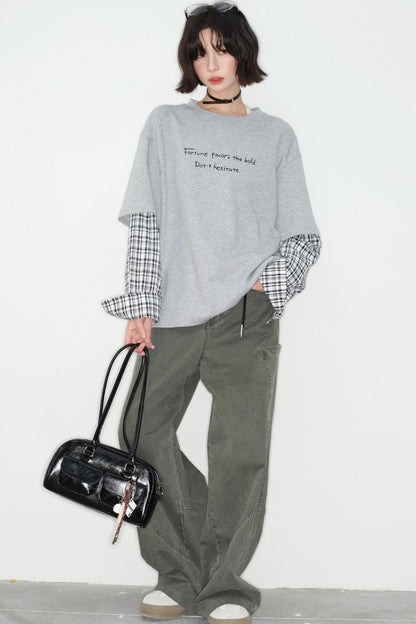 Gravity Patchwork Top