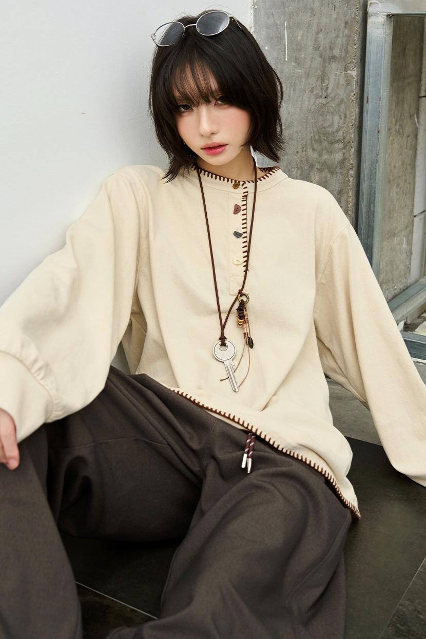 Loose Long Sleeve Top
