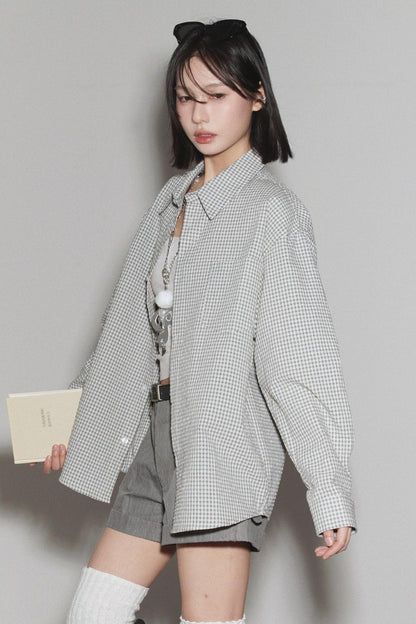 Mode Plaid Gravity Shirt