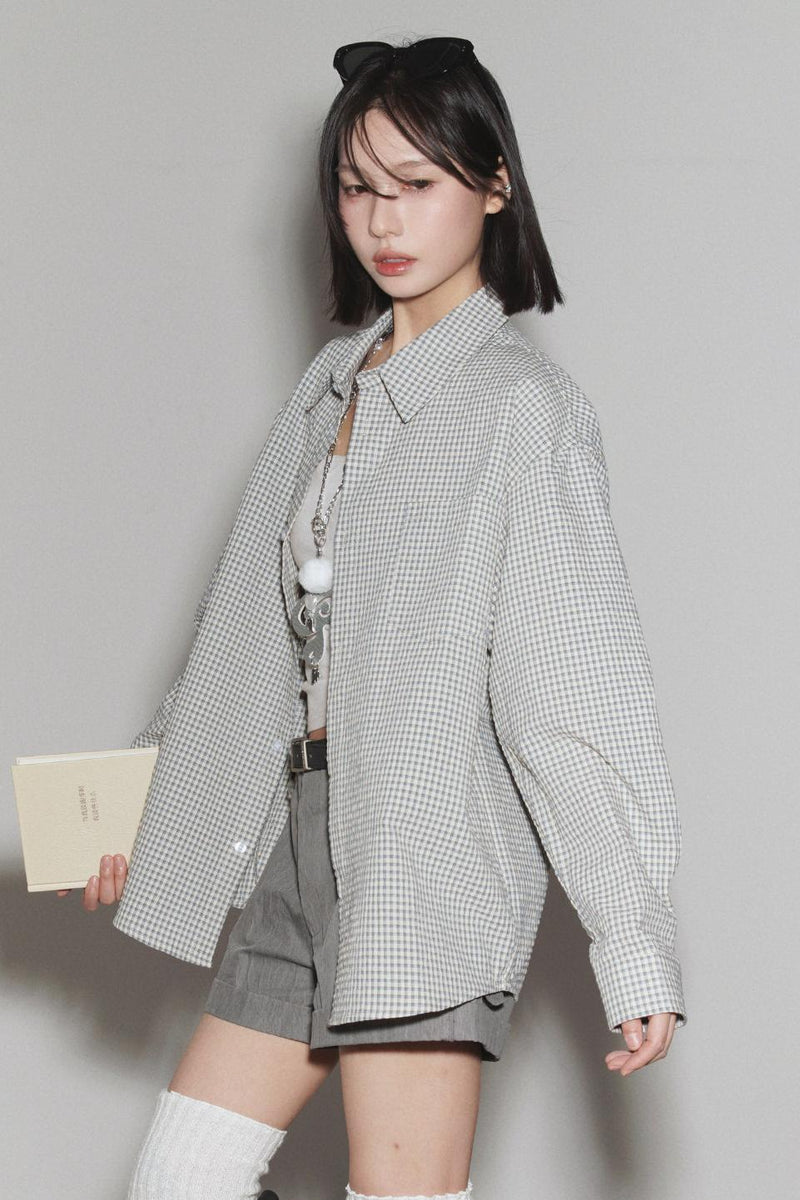 Mode Plaid Gravity Shirt