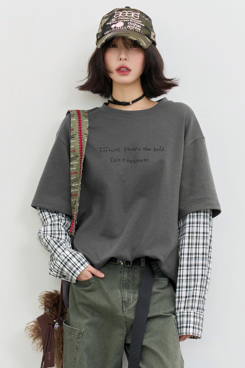 Gravity Patchwork Top