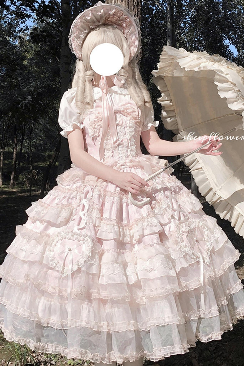[pre-order] Dreamy Doll Wedding Dress + Headdress