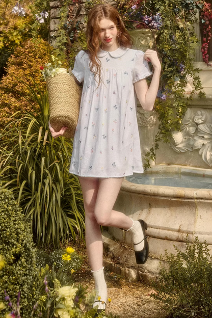 Retro Dress + Top + Pants + Curtain + Scarf
