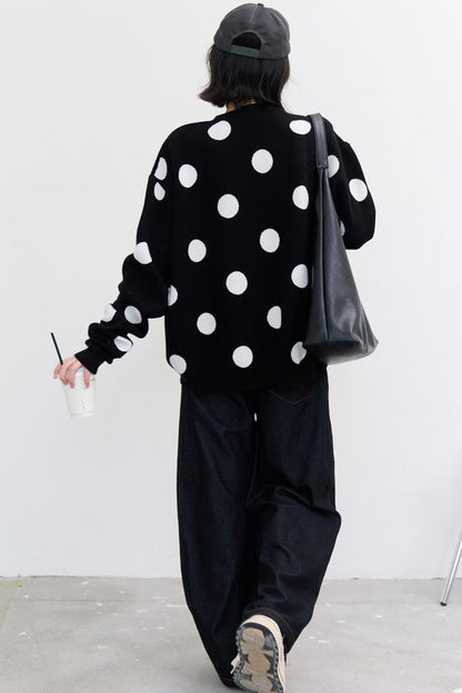 Big Dot Knit Cardigan