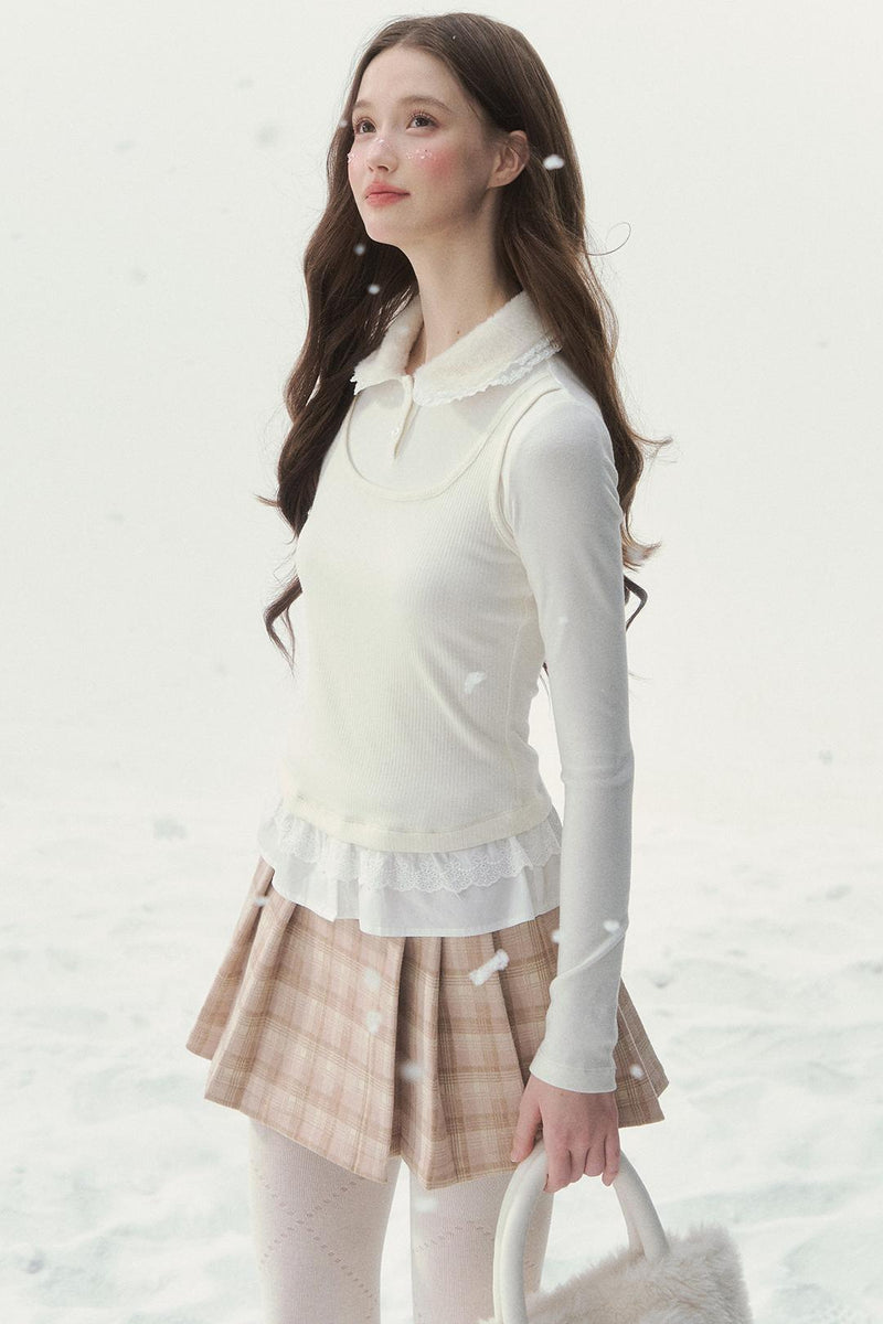Doll Collar Sweet French Top