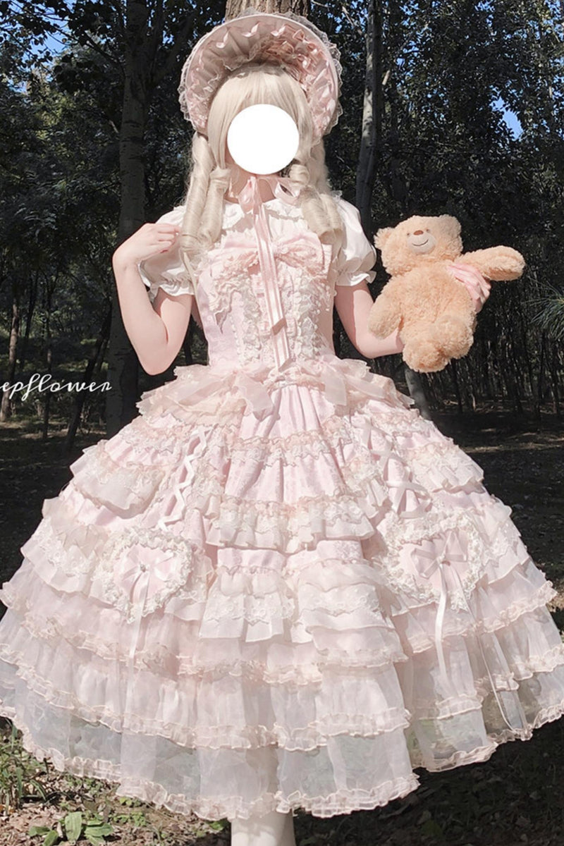 [pre-order] Dreamy Doll Wedding Dress + Headdress