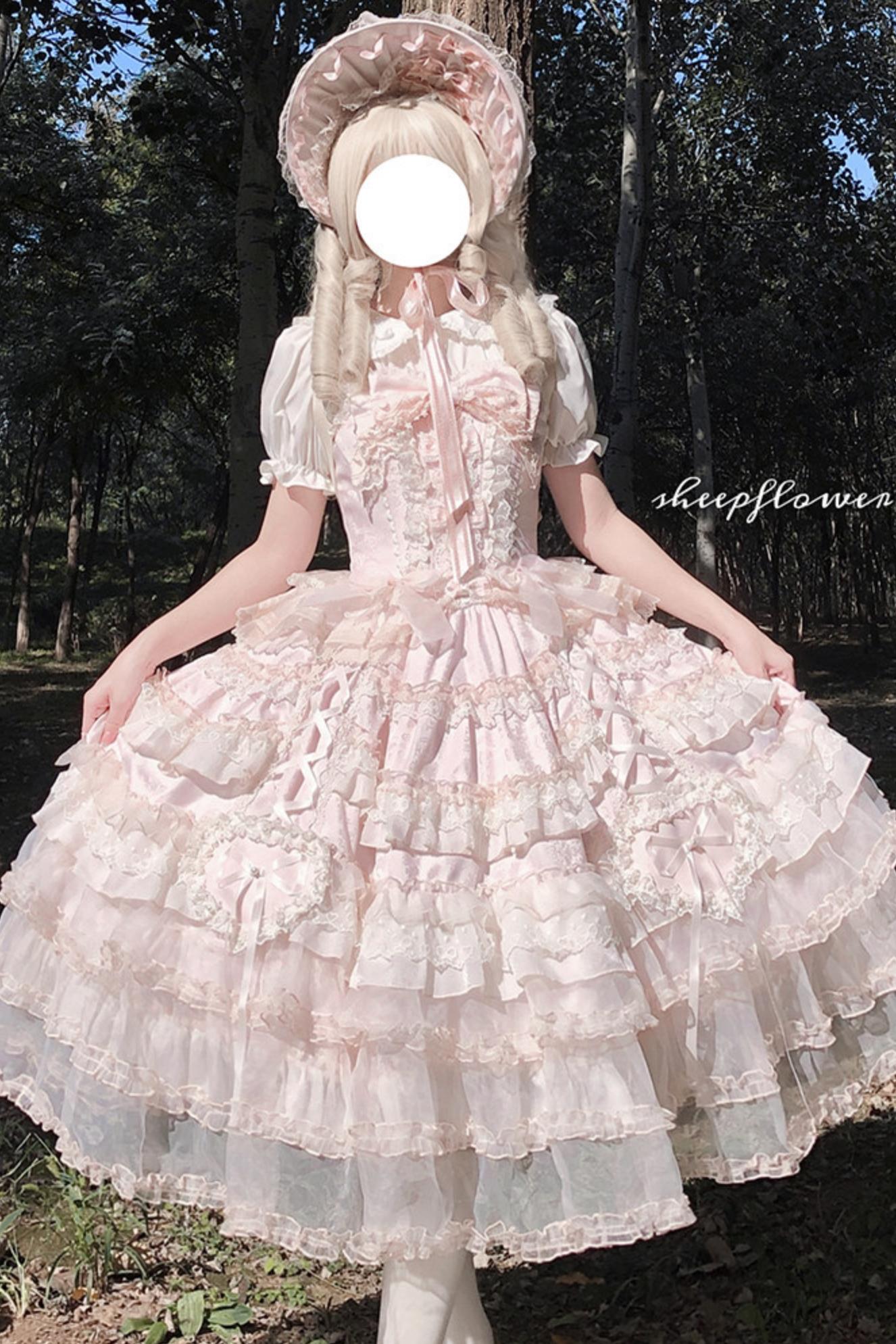 [pre-order] Dreamy Doll Wedding Dress + Headdress