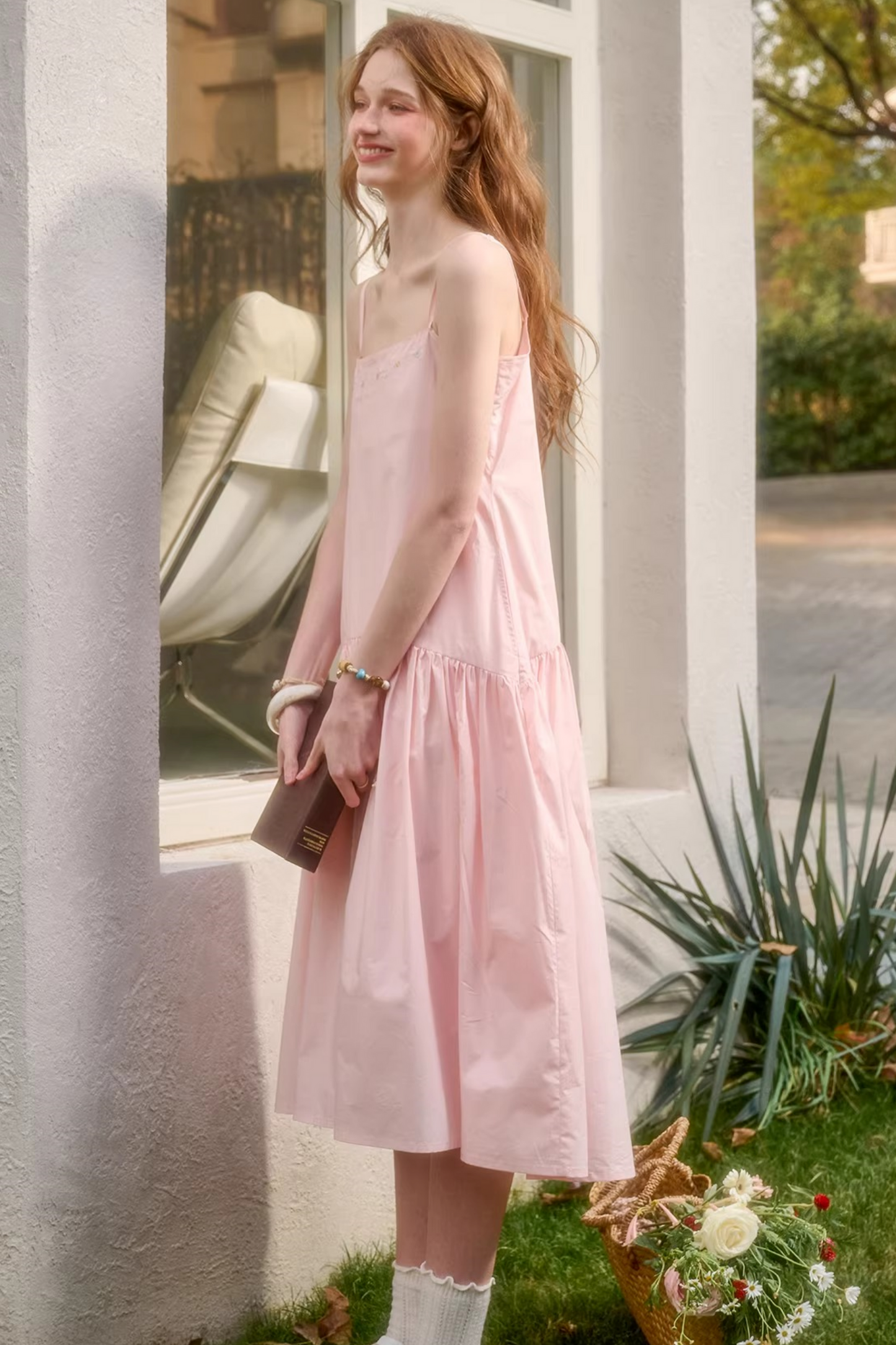 Baby Pink Sweet Dress + Shirt