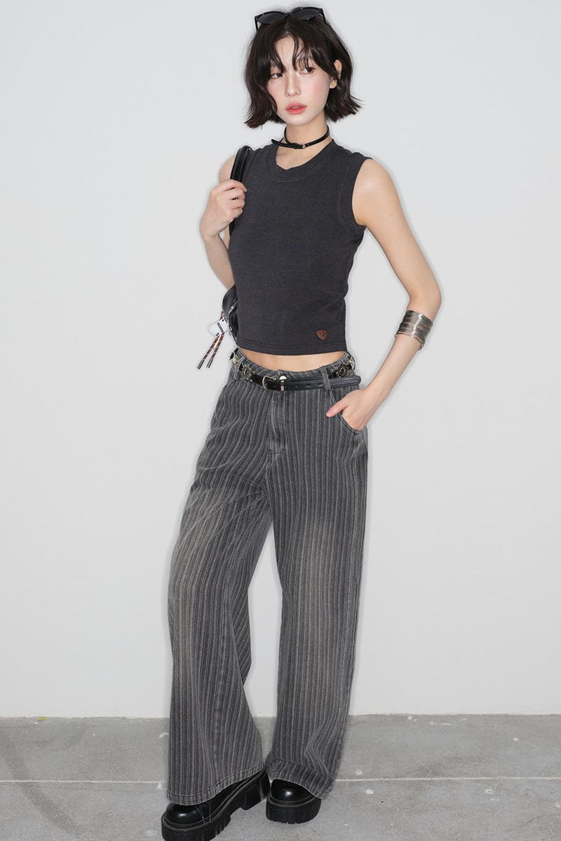 Slim Fit Sleeveless Top