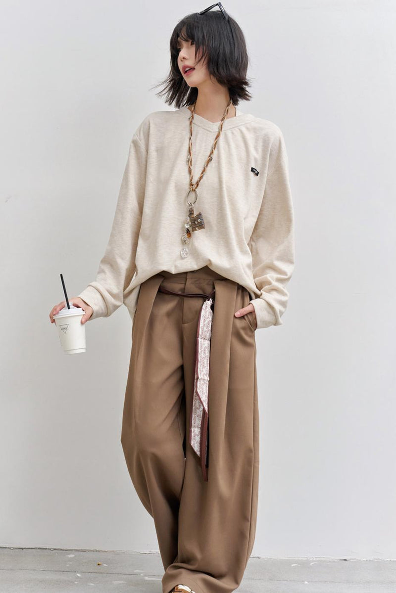 Reversible V-neck Cardigan