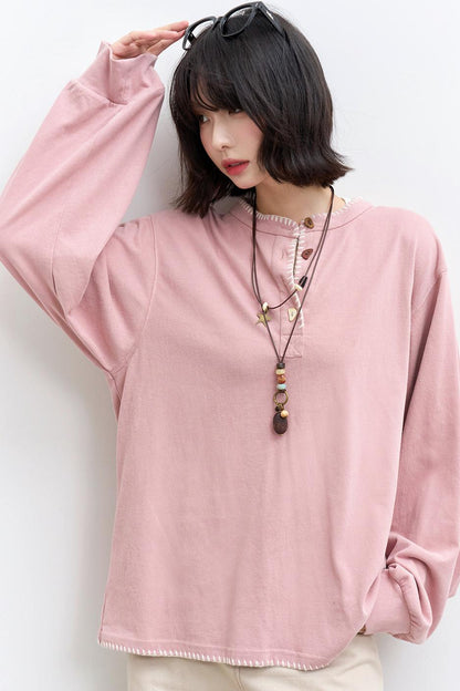 Loose Long Sleeve Top