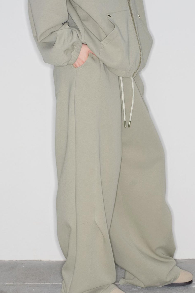 Rabbit Ears Hooded Cardigan + Straight Long Pants