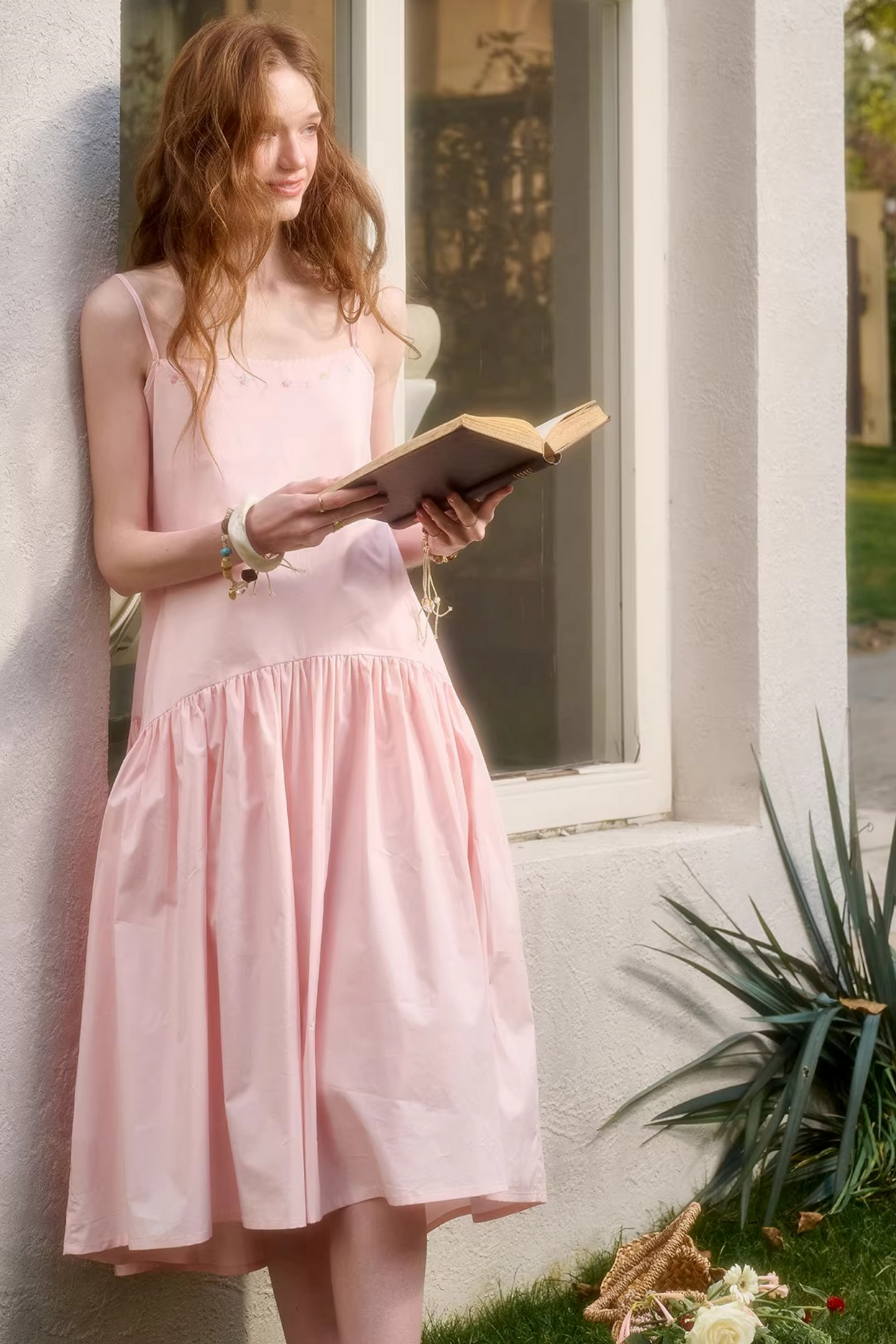 Baby Pink Sweet Dress + Shirt