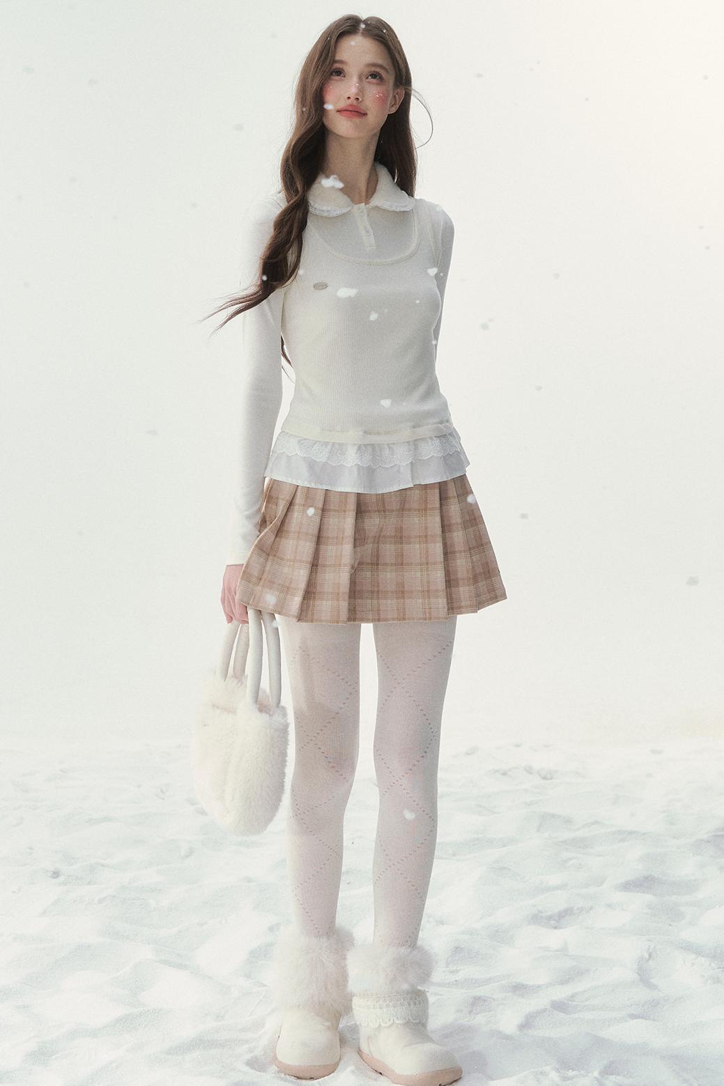 Doll Collar Sweet French Top