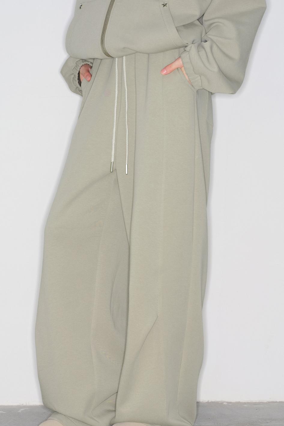 Rabbit Ears Hooded Cardigan + Straight Long Pants
